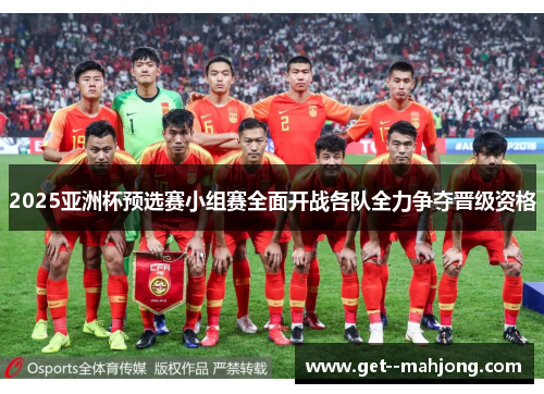 2025亚洲杯预选赛小组赛全面开战各队全力争夺晋级资格 2025亚洲杯预选赛小组赛全面开战各队全力争夺晋级资格